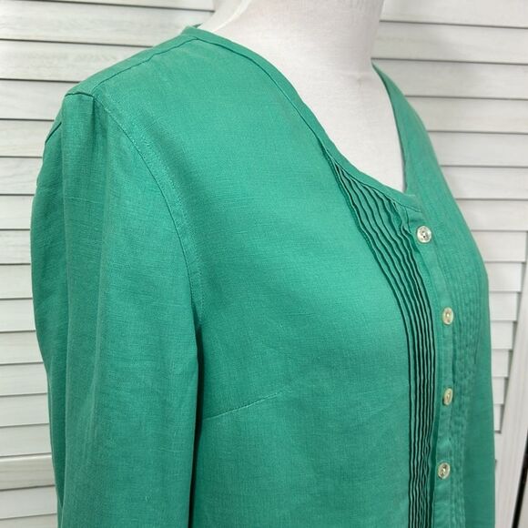 Jones New York Tunic Size Large 100% Linen NWOT - Picture 5 of 11